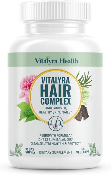 Vitalyra Biotin & B-Complex Hair Vitamins - Hair, Skin & Nails Supplement