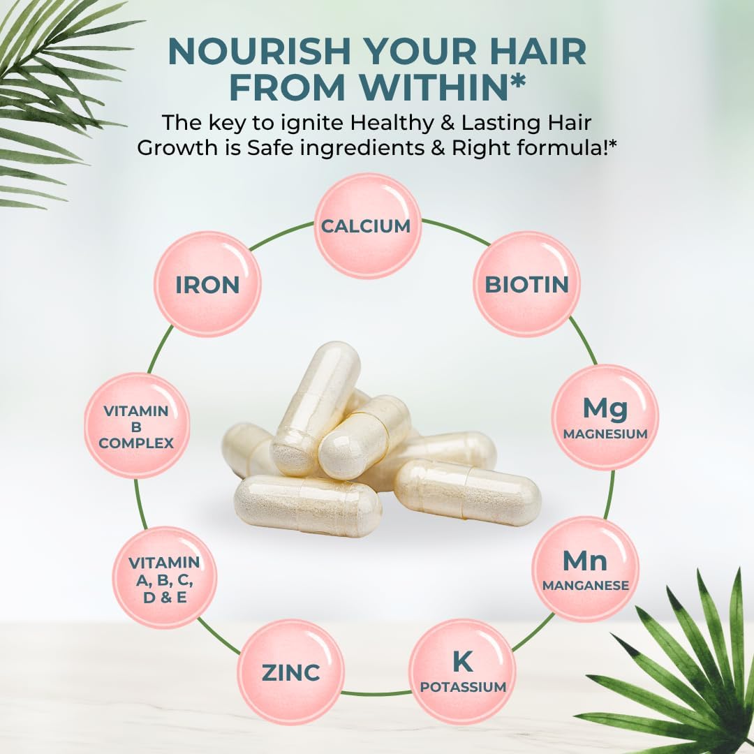 Vitalyra Biotin & B-Complex Hair Vitamins - Hair, Skin & Nails Supplement