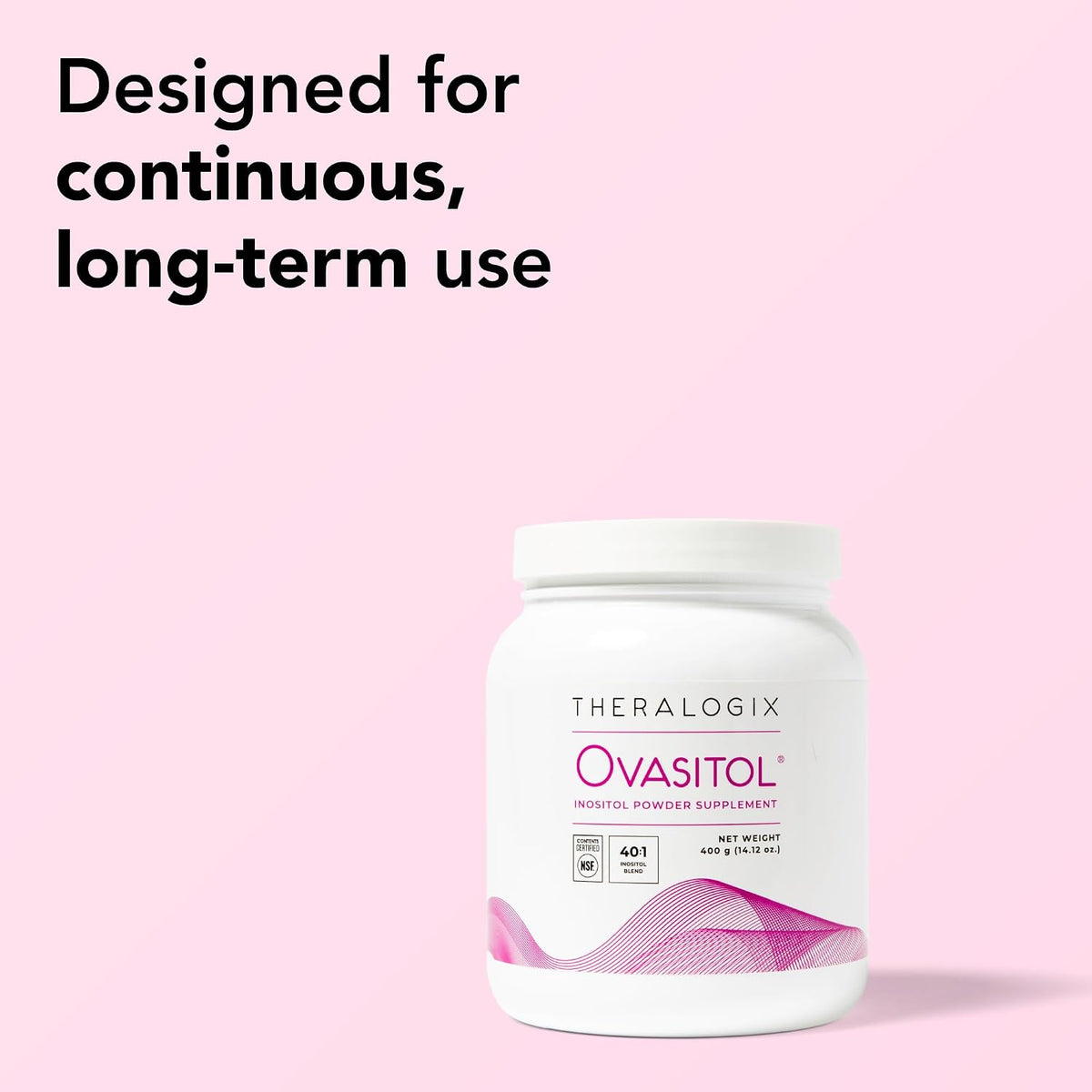 Theralogix Ovasitol Canister – Fertility & Hormone Health, NSF Certified