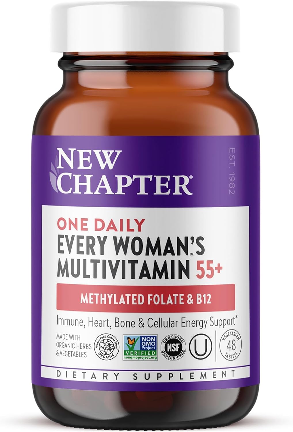 New Chapter Every Woman's One Daily 55+ Multivitamin, 48 Tablets