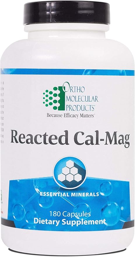 Ortho Molecular Product Reacted Cal-Mag - 180 Capsules