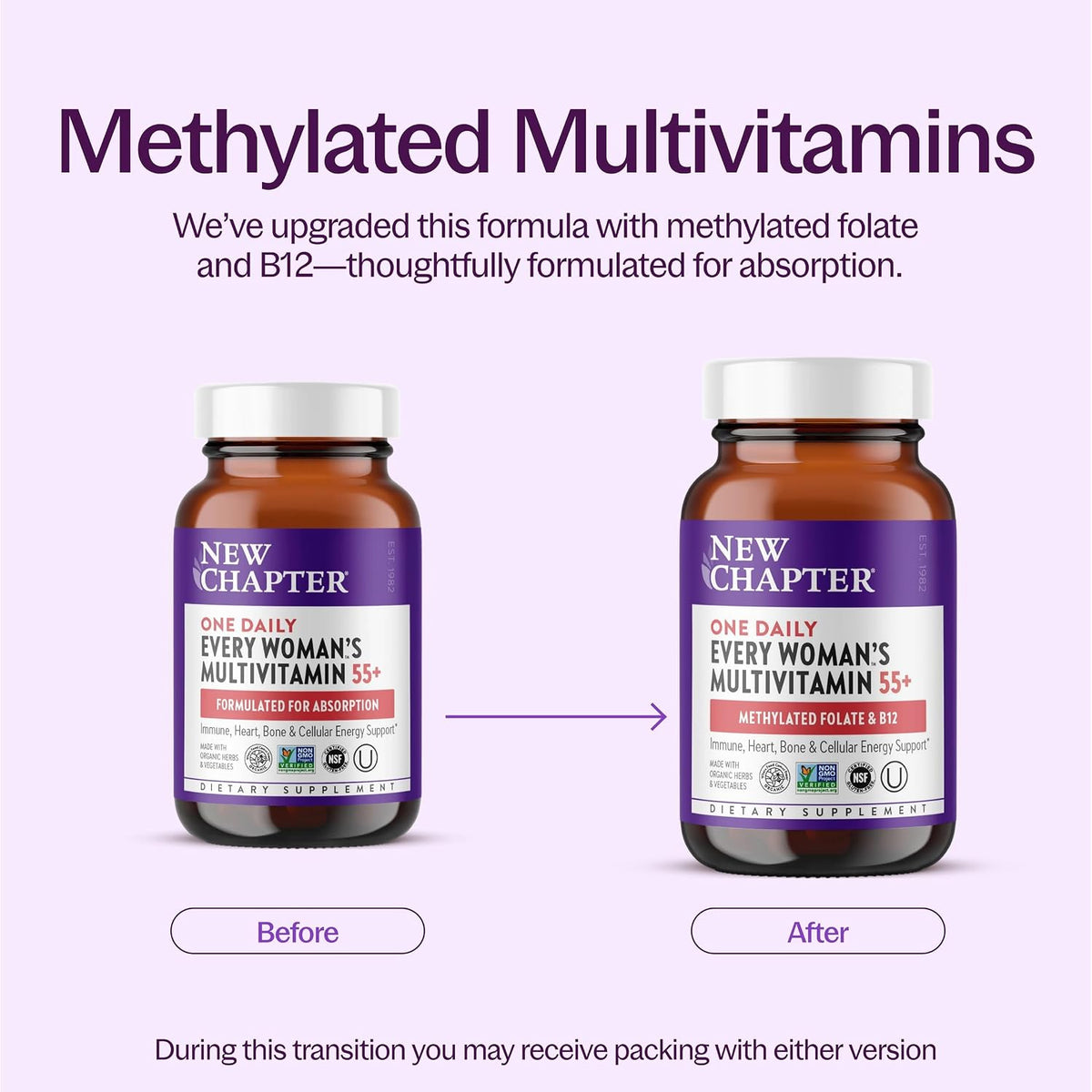 New Chapter Every Woman's One Daily 55+ Multivitamin, 48 Tablets