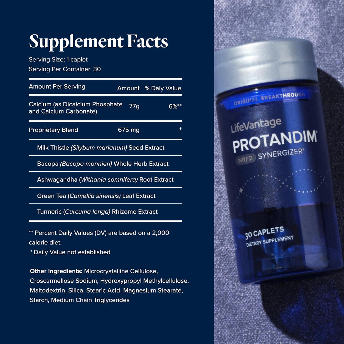 LifeVantage Protandim NRF2 Synergizer Supplement, 30 Tablets