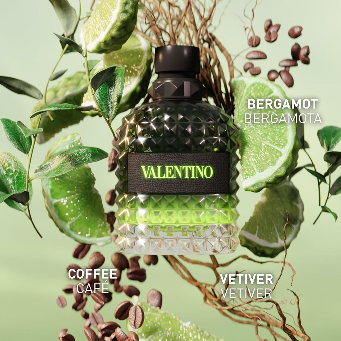 Valentino Uomo Born In Roma Green Stravaganza by Valentino for Men - 3.4 oz EDT Spray