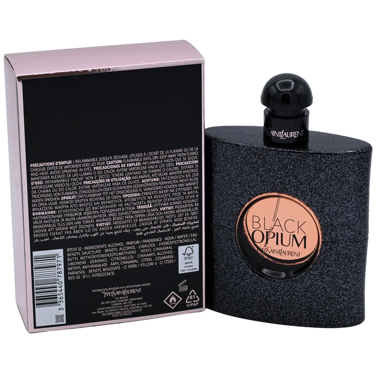 Black Opium EDP by Yves Saint Laurent 3 fl.oz./ 90ml