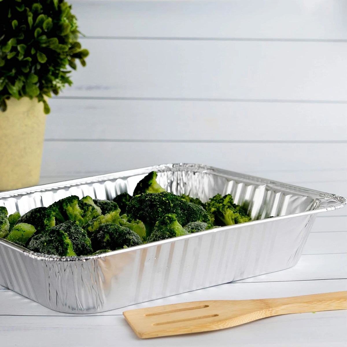 Disposable 9 X 13 Heavy Weight Aluminum Foil Pans Half Size Deep Steam Table Bak
