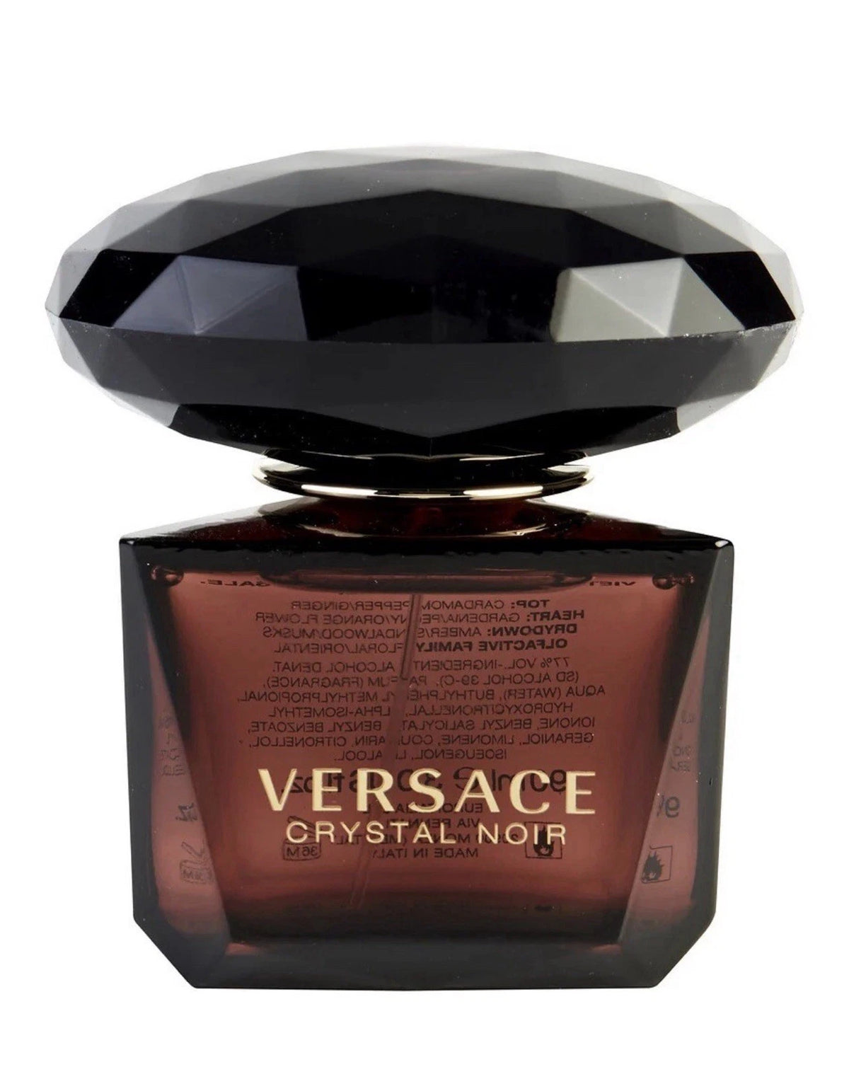 Versace Crystal Noir Eau de Parfum Spray for Women, 3 Fl Oz
