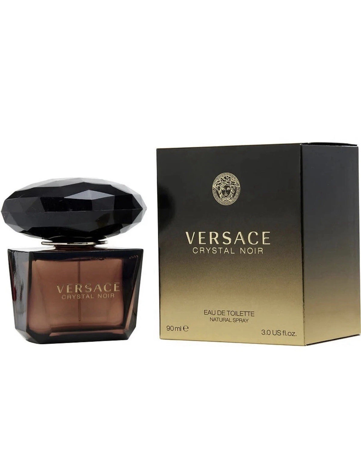 Versace Crystal Noir Eau de Parfum Spray for Women, 3 Fl Oz