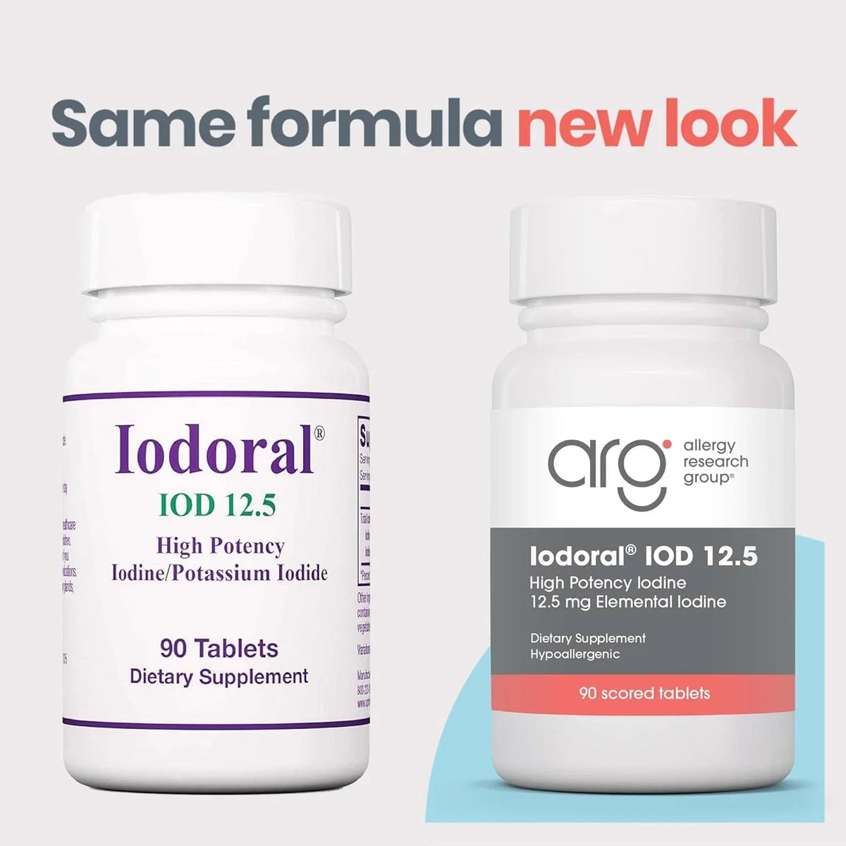 Iodoral 12.5 Mg Supplement - Iodine Supplement, Thyroid Support for Women and Me 180 cap