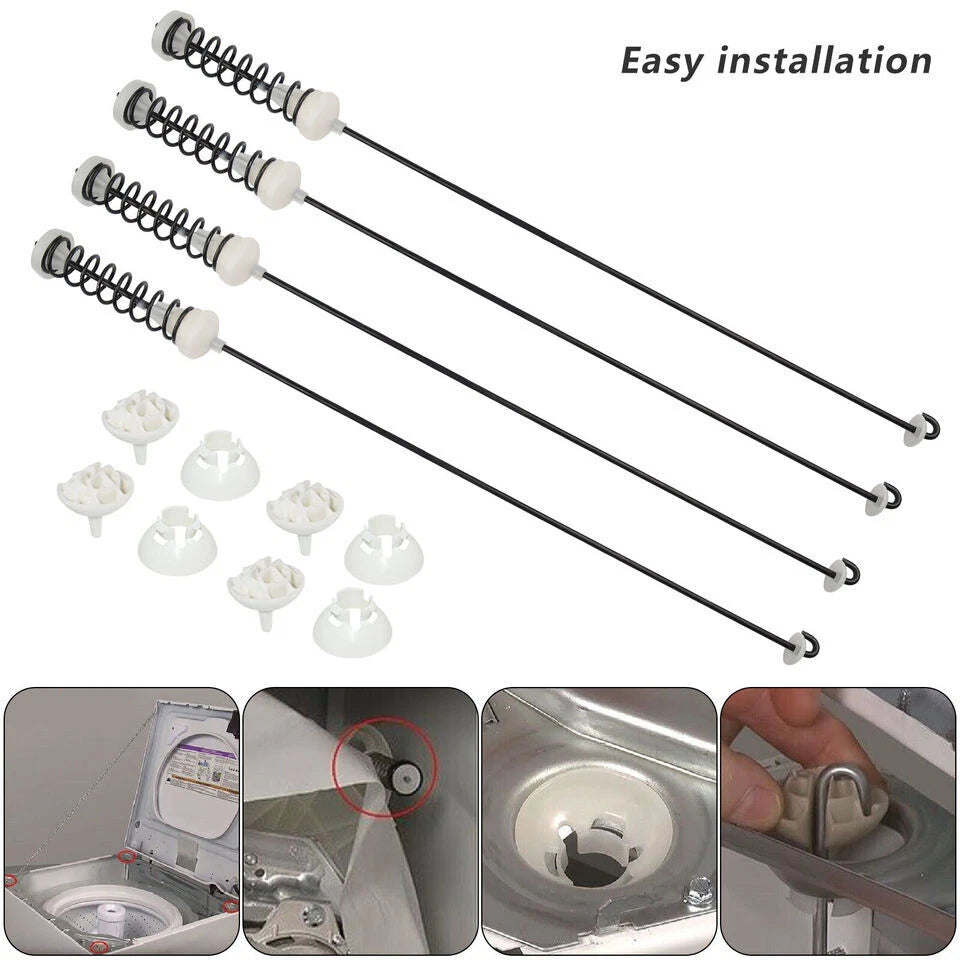 Update W10780048 Washer Suspension Rod Kit For Whirlpool Kenmore Washing Machine