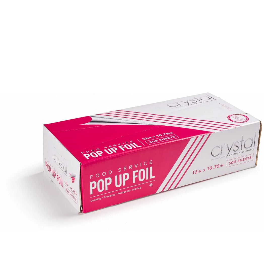 Crystal by Crystalware Aluminum - Precut Foil Sheets - Pop up Foil Sheets for St