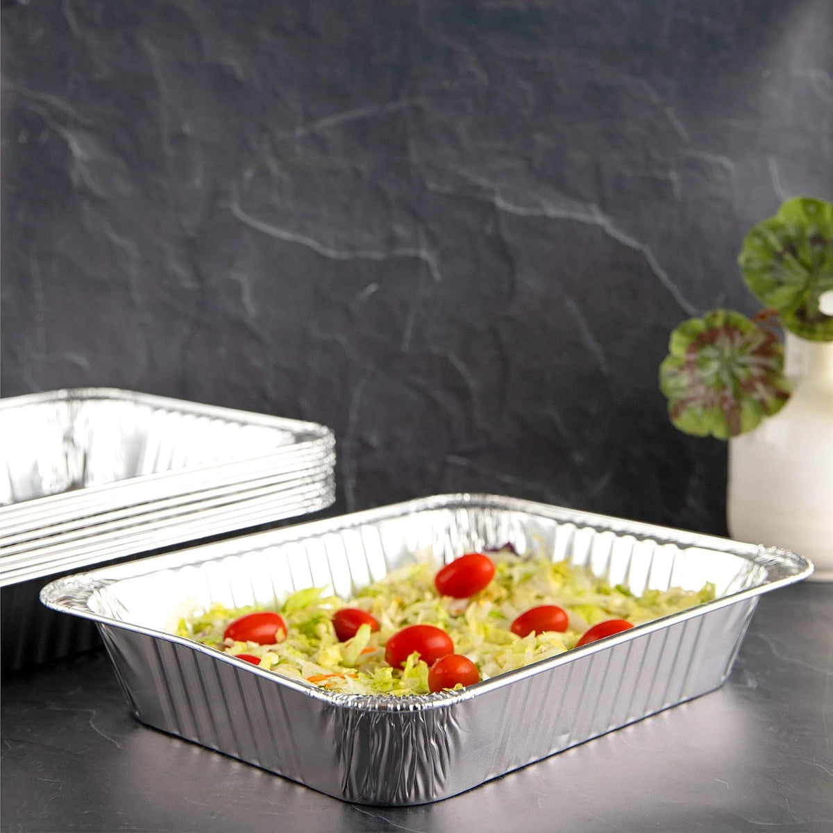 Disposable 9 X 13 Heavy Weight Aluminum Foil Pans Half Size Deep Steam Table Bak