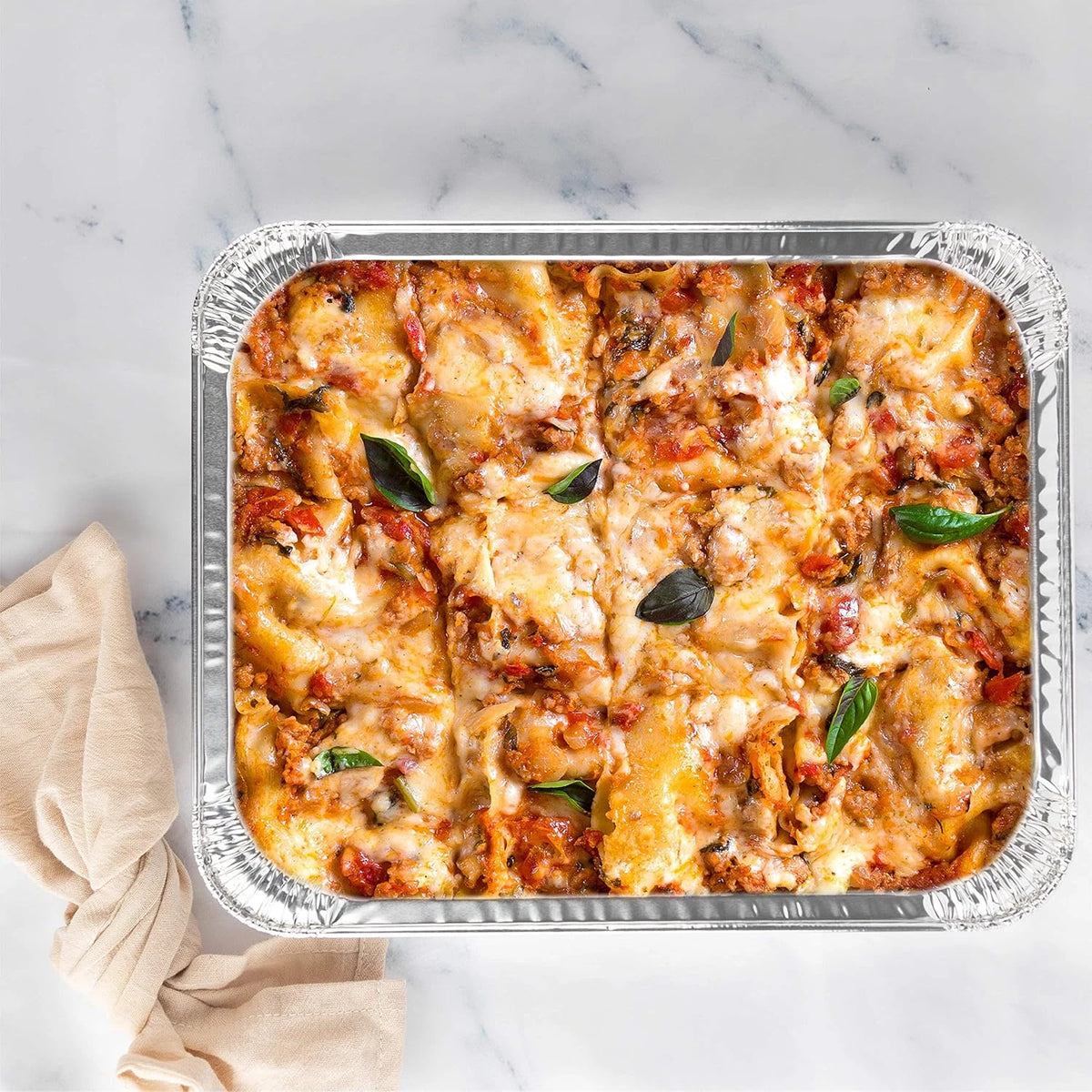 Disposable 9 X 13 Heavy Weight Aluminum Foil Pans Half Size Deep Steam Table Bak